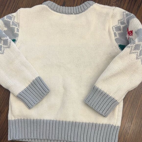 Boys Holiday Time Christmas Polar Bear Christmas Tree Sweater. Size 2T. - Picture 5 of 7
